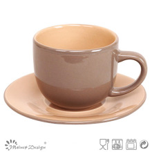 Дешевые Персонализированные Керамическая Чашка Чая Блюдце Набор